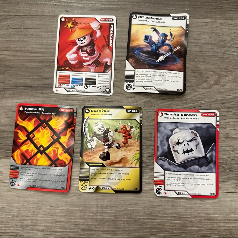 3 for $20 ✨ 2011 Lego Ninjago Cards